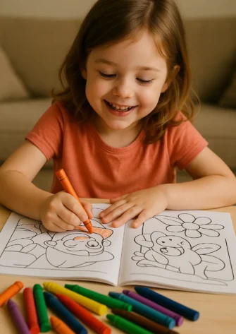 dlaczego dzieci kochaja kolorowanki