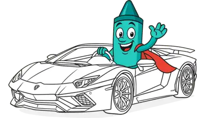 Lamborghini kolorowanki do druku